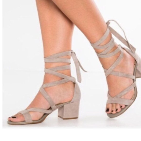 Sam Edelman Shoes - Sam Edelman Sheri Ankle Wrap Suede Sandals